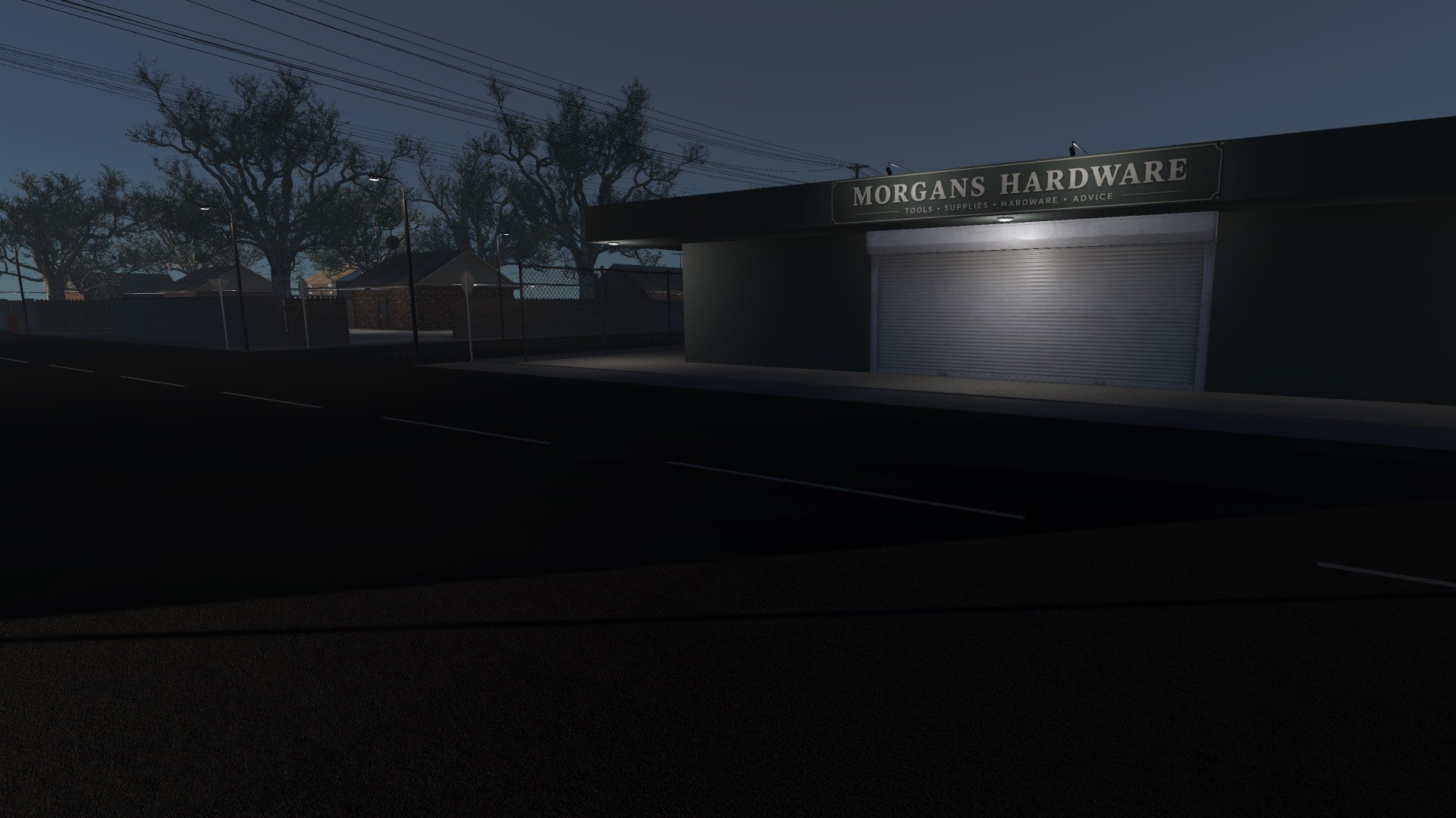 RuralProject - Morgans Hardware and nearby houses